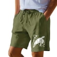 thumbnail image 5 of XINPING Men's Shorts Casual Tropical Print Quick-Dry Pool Swimming Trunks with Pockets Stretch Fabric Mens Summer Clothes, 5 of 5