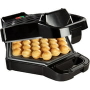 Bubble Waffle Maker - Electric Non stick Hong Kong Egg Waffler Iron Griddle w/Ready Indicator Light - Free Recipe Guide Included, Make Delicious Waffle Ice Cream Cones, Gift