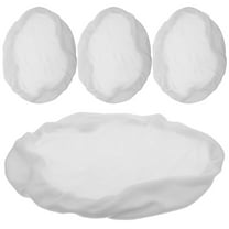 GOOHOCHY 4pcs Stretchable Rectangle Stool Covers Vanity Saddle Bar Stool Covers Bench Stool Seat Cushion for Dressing Table Salon Home Decors