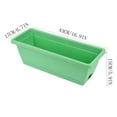 thumbnail image 3 of Meitianfacai Vegetable Planting Pot Plastic Flower Pot Balcony Vegetable Planting Trough, Green, 3 of 5
