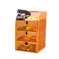 thumbnail image 1 of Pro Space Mesh Desk Accessorie Organizer Mini Office Supplies Storage Caddy with 3 Drawers and 1 Top Shelf, 1 of 7