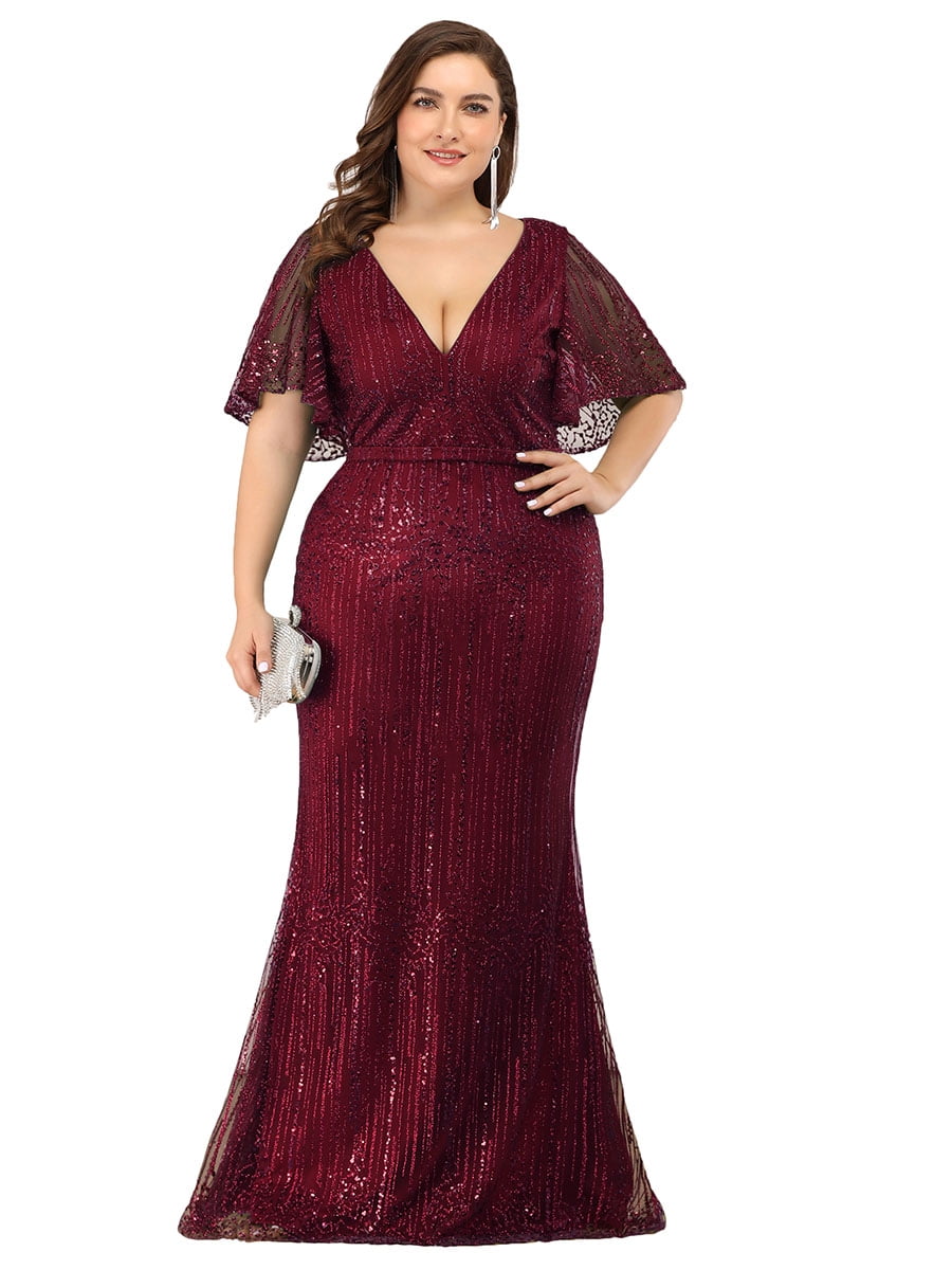 walmart plus size prom dresses