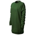 thumbnail image 3 of Made by Olivia Women's Casual Oversized Loose Fit Crew Neck Long Sleeves Fleece Pullover Sweatshirts Tunic S~3X, 3 of 5