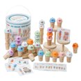 thumbnail image 1 of Montessori Apilables Apilamiento para Habilidades Motoras Finas, 1 of 9