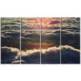 thumbnail image 2 of Heavy Dark Clouds At Sunset - Floral Canvas Art Print, 2 of 3