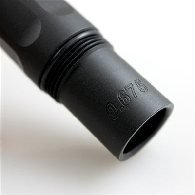 Inception Designs Stella Paintball Barrel Back - 0.685 - Matte Black