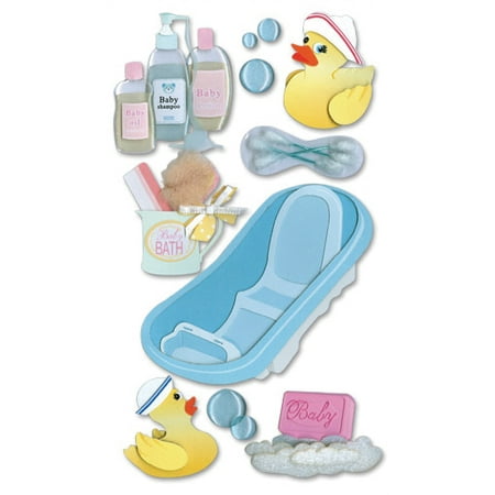 Jolees Wild Dimensional Stickers - Jolee's Boutique Dimensional Stickers, Bath Time