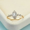 thumbnail image 3 of 1.70Ct Marquise Cut Lab Created Diamond Engagement Ring 14k Yellow Gold Plated, 3 of 4