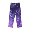 thumbnail image 6 of Daiia Purple Bubble Abstract Art Men's Sleep Pant with Pockets and Drawstring,Pajama Pants-XX-Large, 6 of 9