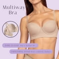 thumbnail image 3 of LeSensuel Underwire Bra Multiway Light Push Up Bra - Strapless Back Smoothing Bras for Women, 3 of 7