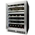 thumbnail image 2 of Silhouette SPRWC053D1SS Dual Zone 51 Bottle Built-in Wine Cooler, 2 of 4