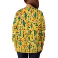 thumbnail image 5 of Hearthz Snap Front Scrub Jackets for Women Long Sleeve Stretchy Animals Pattern Nursing Tops Working Uniforms Scrub Tops Women Stretchy with Pocket, 5 of 5