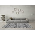 thumbnail image 3 of Ahgly Company Indoor Square Abstract Gray Modern Area Rugs, 7' Square, 3 of 4