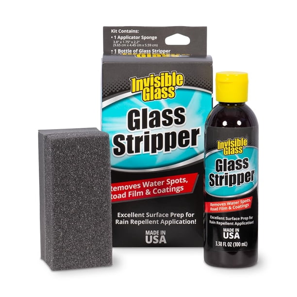 Kit eliminador de manchas de agua Glass Stripper, vidrio invisible, 100 ml
