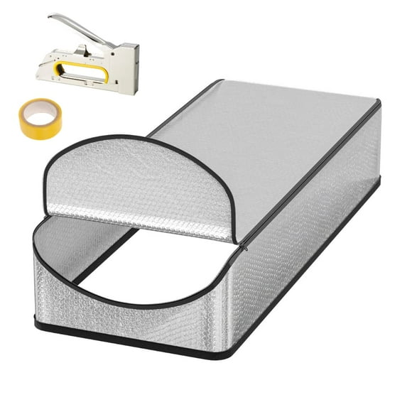 Attic Stairs Insulation Cover with Zipper Insulator Bag Energy Saving 25" x 54" x 11" Cover to Insulate Attic Access Door Opening (Attic Cover + Installation Tools)