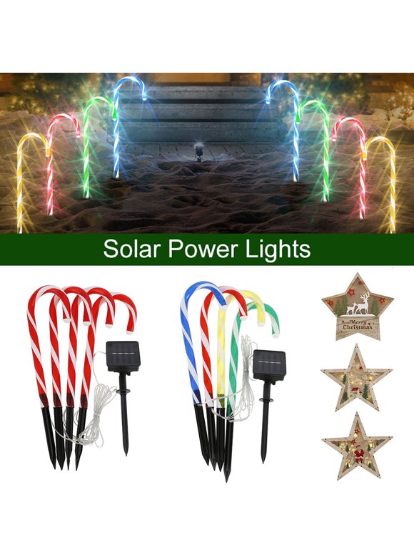 Solar Christmas lights in Outdoor Christmas Lights