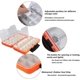 thumbnail image 2 of Plastic Tackle Box Lure Spinner Bait Kit Large Capacity Storage, 2 of 4