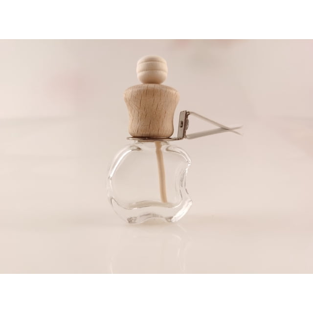 Salida de aire para aromaterapia de coche Botella de aromaterapia para coche Lindos accesorios creativos para coche Botella de vidrio para salida de aire de coche