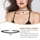 thumbnail image 5 of Gargantilla para niña, collar elegante, decoraciones para vestir, decoración para el cuerpo, decoraciones colgantes, collares cortos, Ropa, zapatos y accesorios Miscelánea Negro Stern-Anhänger Jumpingount  AP010299-03, 5 of 6