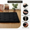 thumbnail image 4 of Towallmark Japanese Tatami Floor Mattress Twin Size - Foldable Futon Mattress for Space-Saving Guest Bed, Kids Play Mat and Camping - Roll Up Portable Sleeping Pad, 4 of 8