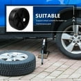 thumbnail image 3 of WEUVEB Black Plastic Round Trailer Jack Wheel 1 Set For High Load Capacity And Stable Support, 3 of 6
