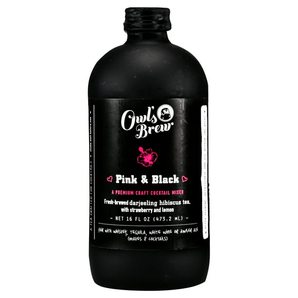 The Owls Brew Mix Pink And Black,16Oz (Pack Of 6)