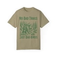 thumbnail image 2 of Unisex No Bad Trails Just Bad Knees Funny Sarcastic Comfort Colors Shirt, 2 of 7