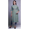 thumbnail image 2 of Bimba Viscose Santoon Kurta Summer Tunic Printed Straight KurtisForWomen, 2 of 5