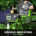 thumbnail image 4 of RainPoint Sprinkler Timer Dual Zones Automatic Irrigation System Controller, Easy Programming Hose Timer, 7-Day/12H Scheduling for Garden/Yard (Green, Brass Inlet), 4 of 8