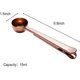 thumbnail image 2 of Coffee Scoop Clip, 2 in 1 Long Handle Stainless Steel Spoon with Bag Clip Perfect for Coffee, Tea, Kitchen Tools 2 Pack Rose Gold, 2 of 4