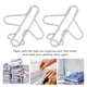 thumbnail image 3 of Clips De Papel Con Forma De Avión, 100 Piezas Clips De Papel Elegantes De Superficie Brillante Antideslizantes A Prueba De óxido Múltiples Usos Borde Liso Para Organizadores De, 3 of 7