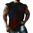 thumbnail image 2 of Mens American Flag Shirt Tank Top 4th Of July Shirt Patriotic USA Sleeveless Summer Workout Gym Funny Tanks Graphic Tee XXL, 2 of 4