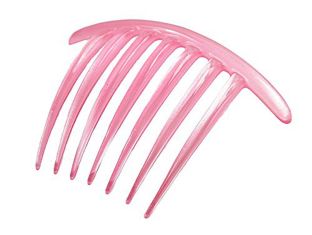 CARAVAN Caravan French Hand Painted Twist Comb, Satin Pink hair-barrettes - image 2 of 3