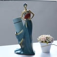 thumbnail image 3 of Esculturas Decoración BLESIY Adornos Resina Estante para Vino Azul, 3 of 8