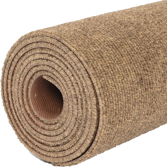 WANLISEL 3' x 10' Entrance Mat, Non Slip Commercial Floor Mat with Rubber Backing, Indoor Outdoor Runner Rug for Entryway, Patio, Home, Brown