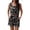 Black, variant on 2 Piece Sets For Women Summer 2026 Women's Fashion Spring Summer Casual Printed Tank Top with Shorts Outfit Set