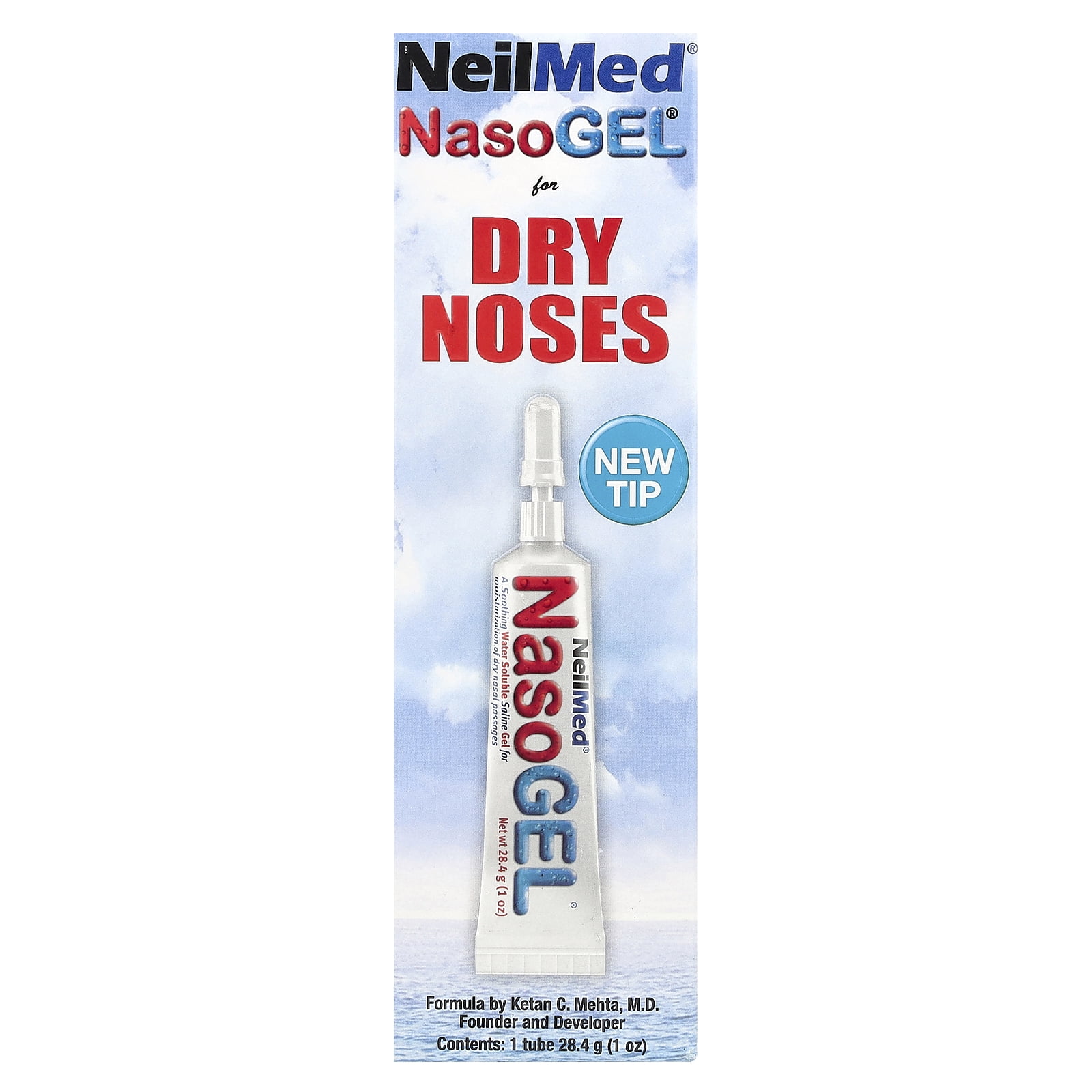 NeilMed NasoGel Drug-Free Saline Nasal Gel Tube HSA/FSA Eligible -  Walmart.com