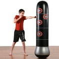 thumbnail image 2 of Saco de boxeo inflable Fitness Punching Bag Torre de Saco de Boxeo de 150 cm/4.9 pies Saco de Patada Independiente Saco de Boxeo Destresante con Objetivo de Boxeo y Bomba de Aire para Niños y Adultos, 2 of 7