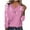Pink, variant on Karight Long Sleeve Shirts for Women Fall Fashion 2025 Dressy Casual Blouses