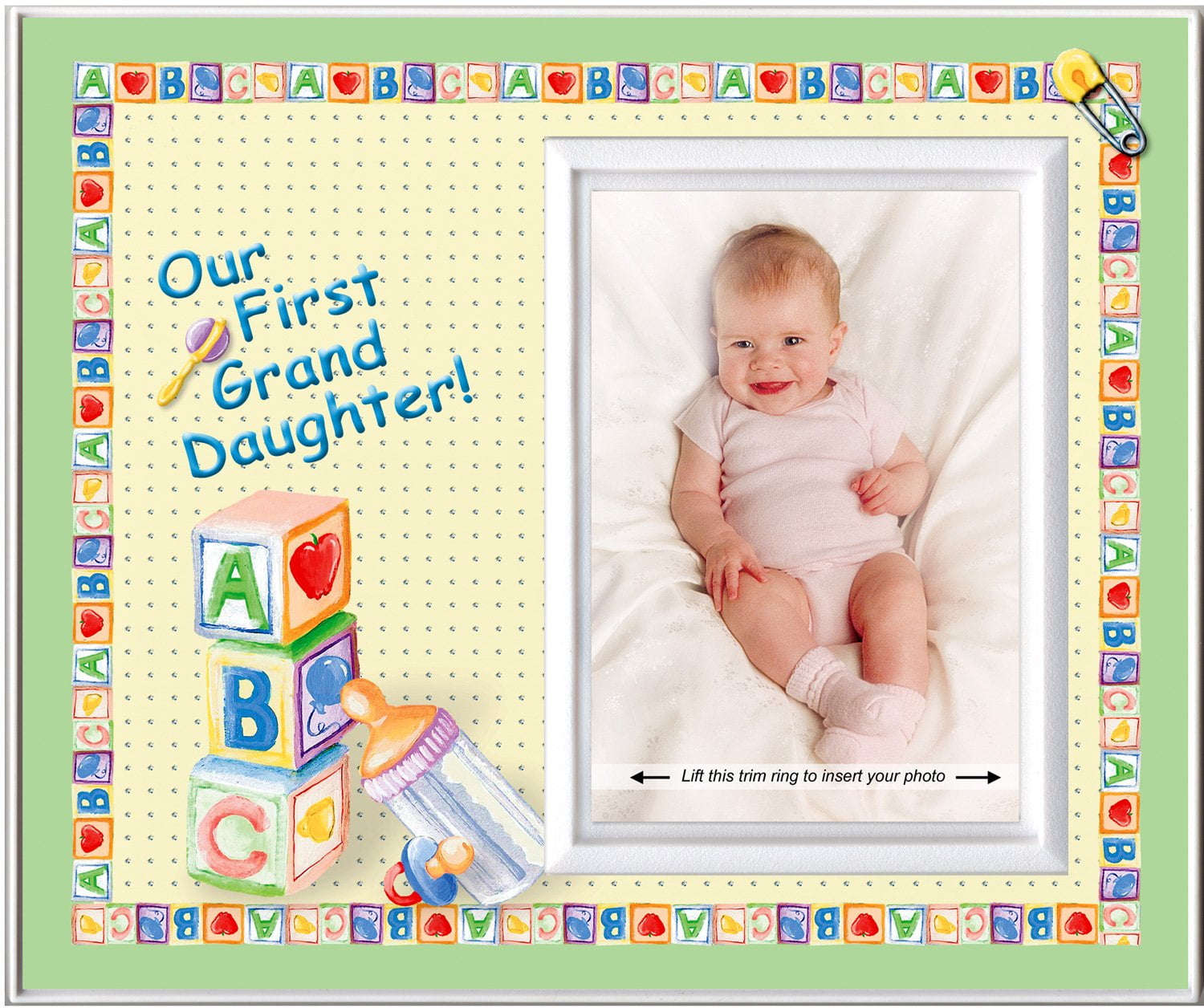 Expressly Yours! "Our First Granddaughter" Picture Frame Keepsake Gift