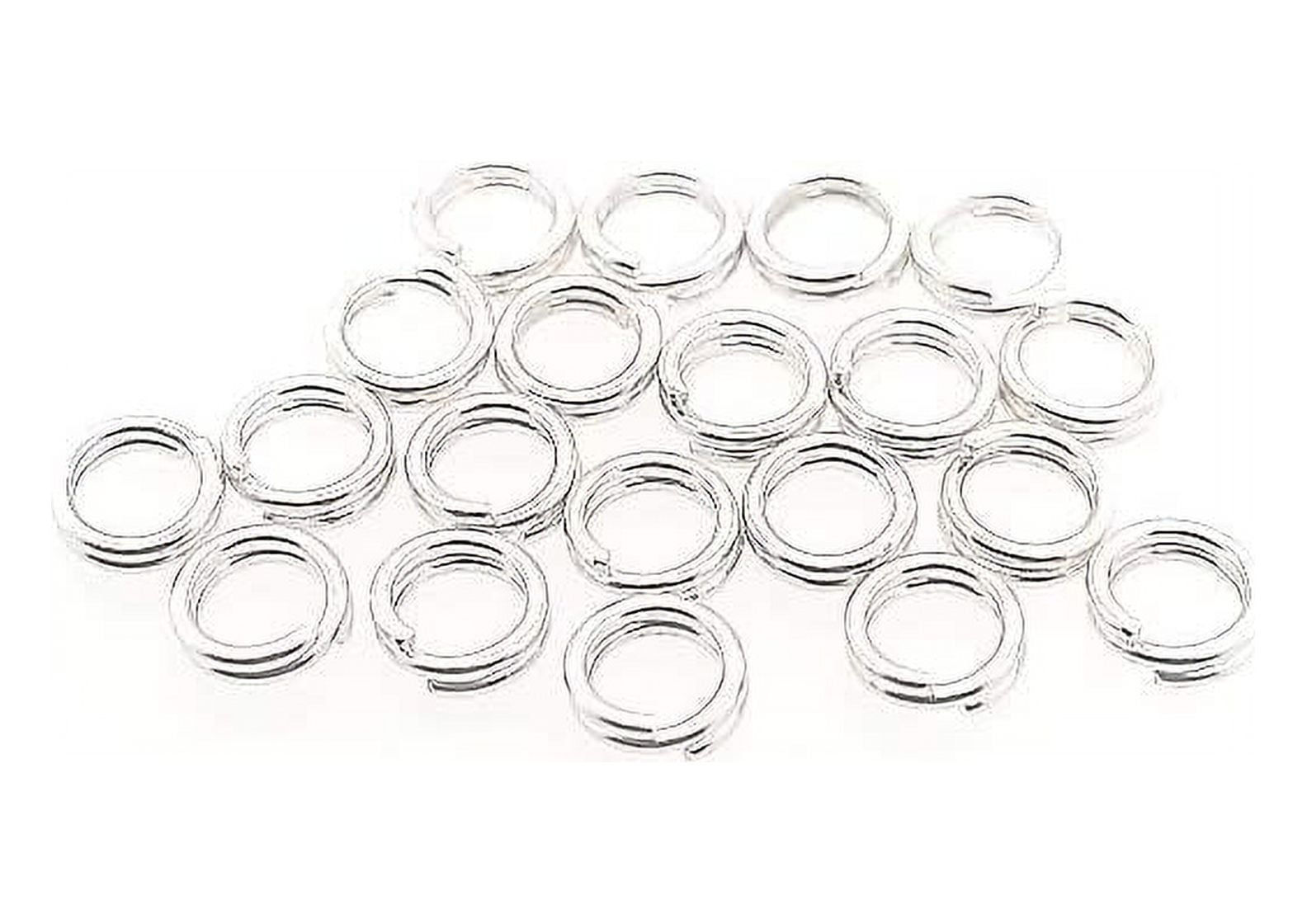 Jump & Split Rings 6mm OD 3mm ID Soldered Sterling Silver Jump Ring