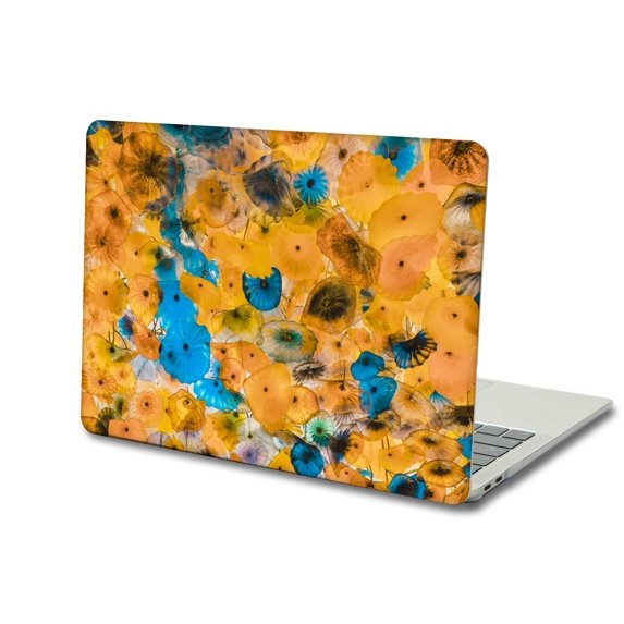 KSK KAISHEK Hard Case Shell Cover Only Compatible MacBook Pro 14 inchs( XDR Display Touch ID, 2021 - 2023) Model A2779 M2/A2442 M1, Type C Plants series 0047