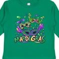 thumbnail image 4 of Inktastic Mardi Gras Masks and Beads Boys or Girls Long Sleeve Toddler T-Shirt, 4 of 5