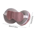 thumbnail image 3 of EGNMCR Pillow Case 2 In 1 U Shaped Pillow With Eye Mask Memorys Foam Travel Neck Pillow Shade Sleep Mask Office Nap Support For Airplane Car Home Use Polyester Eye Masks Pillows, 3 of 6