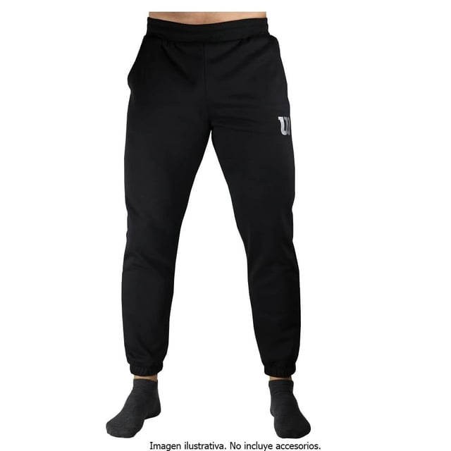 Pantalón Wilson Talla EG Jogger Deportivo con Jareta Negro