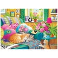 thumbnail image 1 of RoseArt - Colorluxe 1000-Piece -Cat Nap - Adult Interlocking Puzzle, 1 of 6