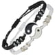 thumbnail image 2 of yin yang Pulsera Para Hombres Mujeres taichi Parejas Trenzado Ajustable Para Pareja Mejores Amigos, 2 of 4