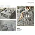thumbnail image 4 of Summer Cool Quilt A,Cooler Quilt for All Season Lightweight Summer Cooler Quilt for Hot Sleepers and Night Sweats Cooler Comforter Double Cold Effect Blanket Cooler Fiber Soft Blanket 180X220 Cm, 4 of 9