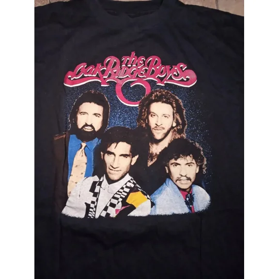 RARE hot vtg The Oak Ridge Boys Black Full Size T-Shirt