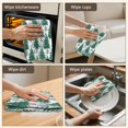 thumbnail image 5 of 4 Pcs Funny Kitchen Towels,Green Christmas Tree Pattern Microfiber Dish Towels,Kitchen Tea Towels,Kitchen Towel Set (18" X 26"), 5 of 7